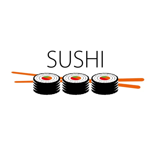 Logotipo do sushi vetorial — Vetor de Stock