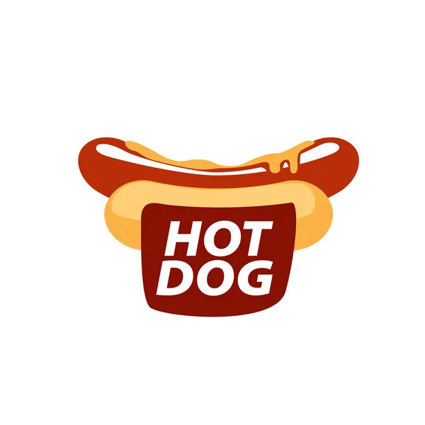 Vektorové logo hot dog — Stockový vektor