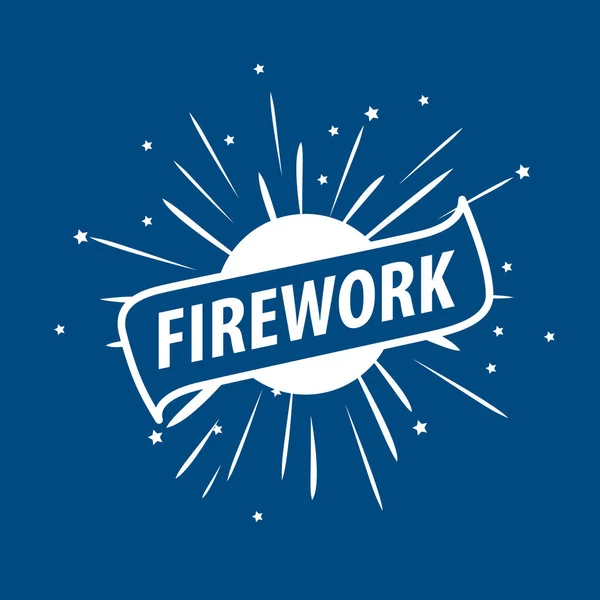 Wektor logo do programu fireworks — Wektor stockowy