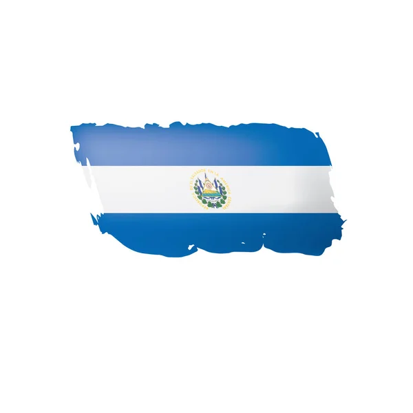 Bandera de Salvador, ilustración vectorial sobre fondo blanco. — Archivo Imágenes Vectoriales