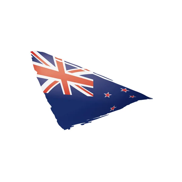 New Zealand flag, vector illustration on a white background. — Stock Vector