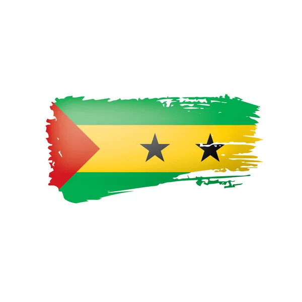 Bandera de Santo Tomé y Príncipe, ilustración vectorial — Vector de stock