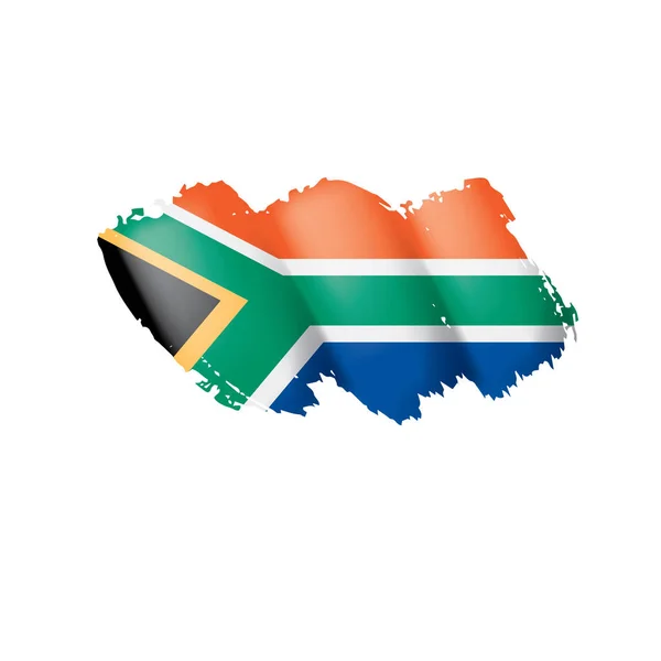 South africa flag, vector illustration on a white background. — Stock Vector