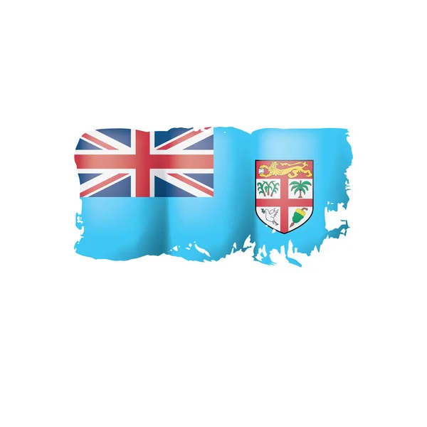 Прапор Фіджі, Векторні ілюстрації на білому фоні. — стоковий вектор