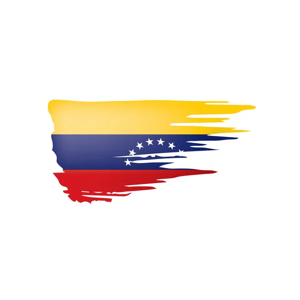 Venezuela flag, vector illustration on a white background. — Stock Vector