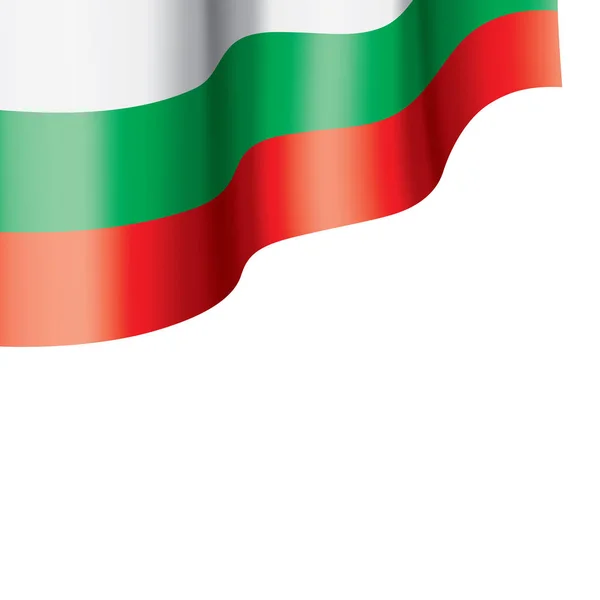 Флаг Болгарии, векторная иллюстрация на белом фоне — стоковый вектор