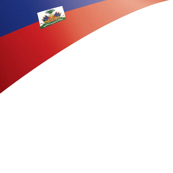 Haiti flag, vector illustration on a white background — Stock Vector