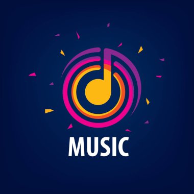 Vektör işareti müzik. Nota çizimi..