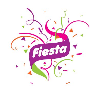 Abstract logo for the Fiesta. Vector illustration. clipart