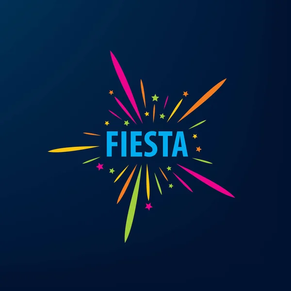 Abstraktní logo pro Fiesta. Vektorové ilustrace. — Stockový vektor
