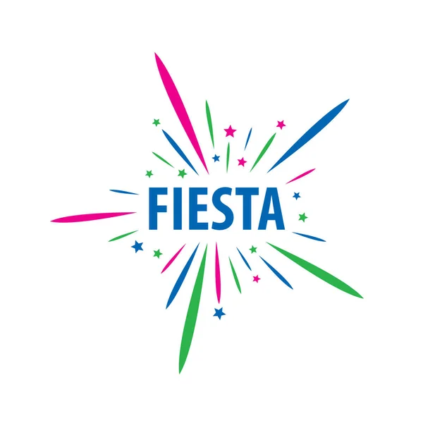 Abstraktes Logo für die Fiesta. Vektorillustration. — Stockvektor