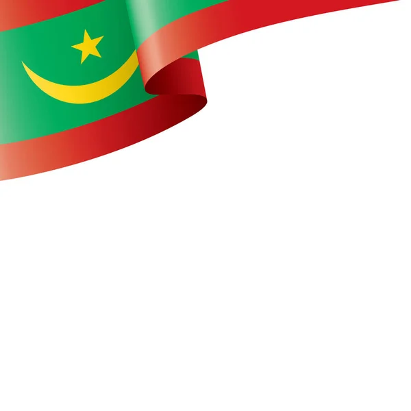 Mauritius bayrak, beyaz bir arka plan üzerinde vektör çizim — Stok Vektör