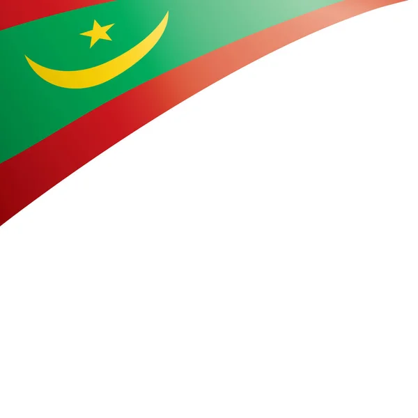 Bandera de Mauricio, ilustración vectorial sobre fondo blanco — Archivo Imágenes Vectoriales
