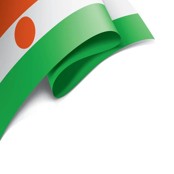 Niger flag, vector illustration on a white background Stock Illustration