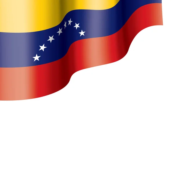 Флаг Венесуэлы, векторная иллюстрация на белом фоне — стоковый вектор