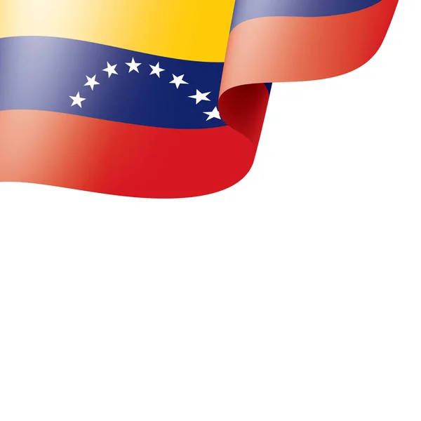 Venezuela flag, vector illustration on a white background — Stock Vector