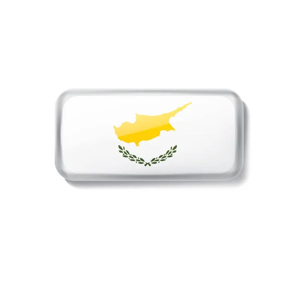 Cyprus flag, vector illustration on a white background — Stock Vector