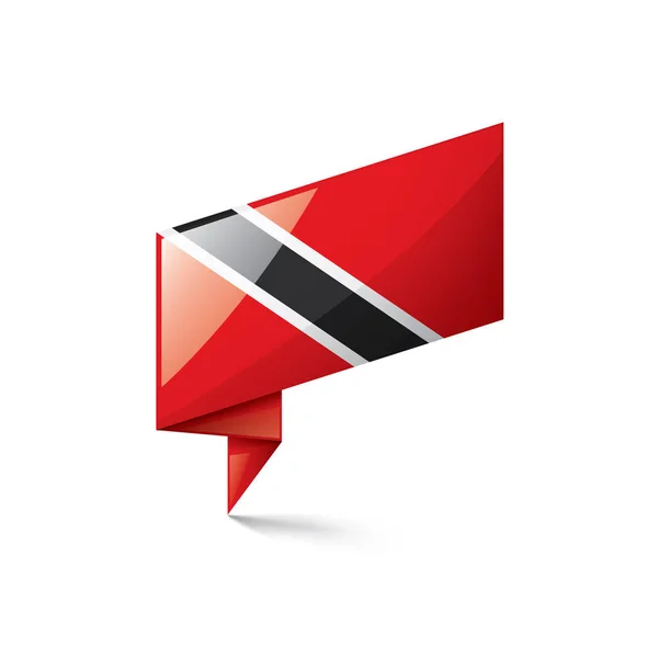 Trinidad e tobago bandeira, ilustração vetorial sobre um fundo branco —  Vetores de Stock