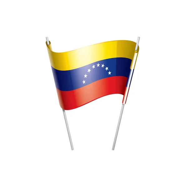 Flaga Wenezueli, wektor ilustracja na białym tle — Wektor stockowy