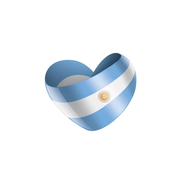 Прапор Аргентини, Векторні ілюстрації на білому фоні — стоковий вектор