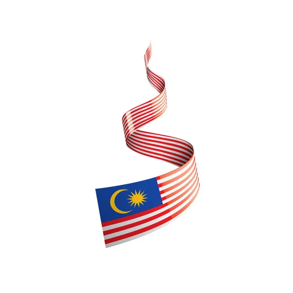 Malaysia flag, vector illustration on a white background. — Stock Vector