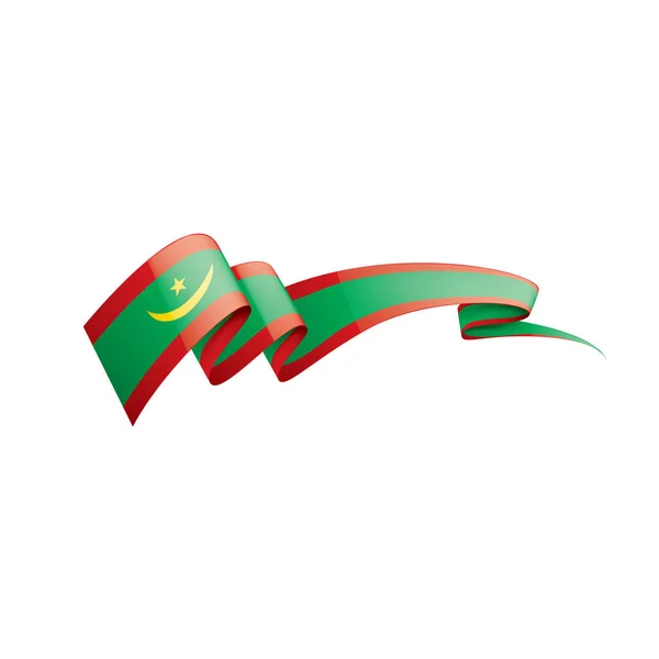 Mauritiusi zászló, egy fehér háttér vektor illusztráció — Stock Vector