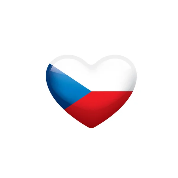 Bandeira da Tchecoslováquia, ilustração vetorial sobre um fundo branco —  Vetores de Stock