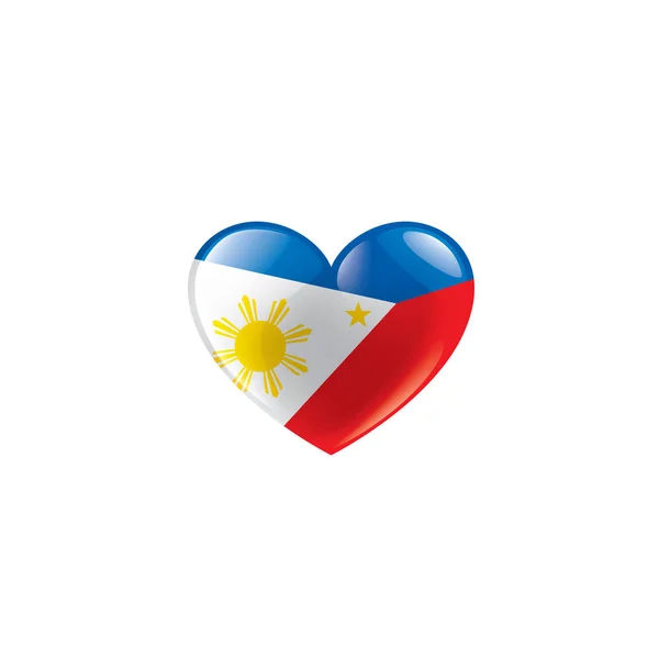 Прапор Філіппін, Векторні ілюстрації на білому фоні — стоковий вектор