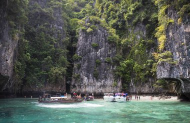 Phi Phi don Island beach, Tayland. Gün 18 Aralık 2018