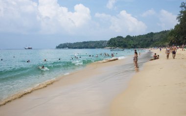 Surin beach Phuket Tayland. Gün 25 Aralık 2018