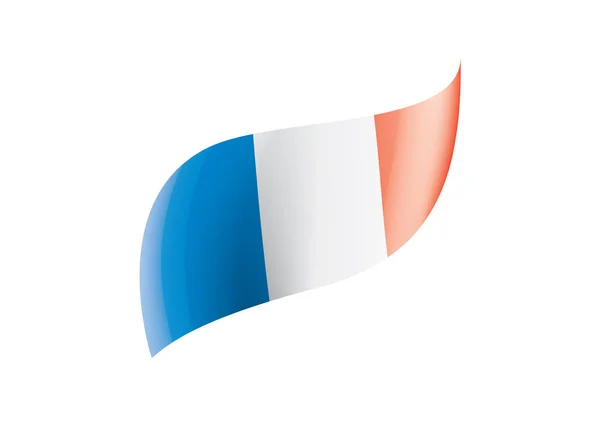 France flag, vector illustration on a white background. — Stock Vector