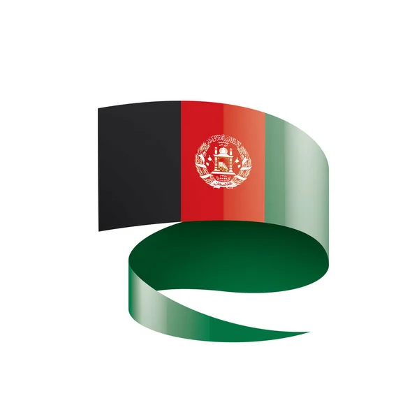 Флаг Афганистана, векторная иллюстрация на белом фоне — стоковый вектор