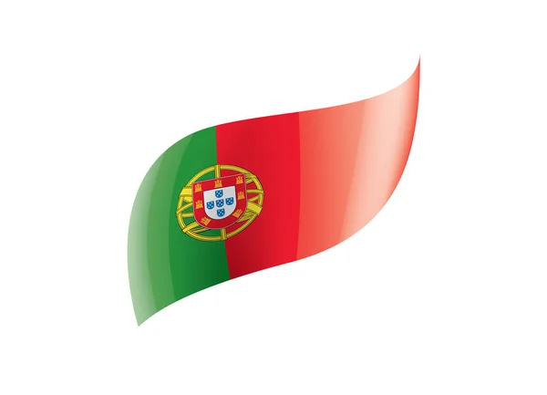 Portugal flag, vector illustration on a white background — Stock Vector