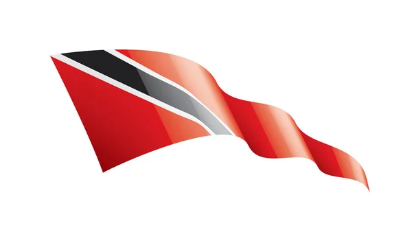 Trinidad e tobago bandeira, ilustração vetorial sobre um fundo branco — Vetor de Stock