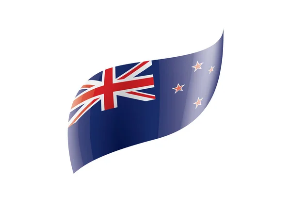 New Zealand flag, vector illustration on a white background — Stock Vector