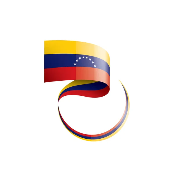 Venezuela flag, vector illustration on a white background — Stock Vector