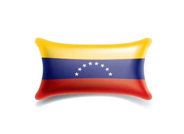 Venezuela flag, vector illustration on a white background — Stock Vector