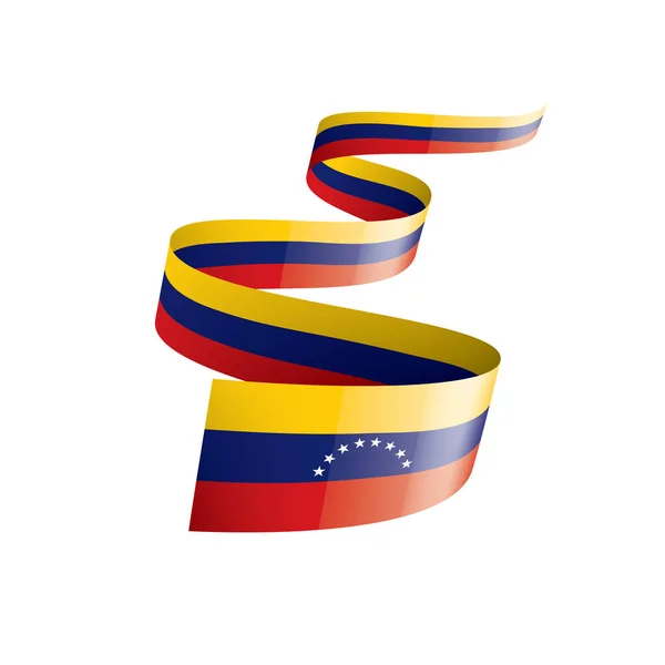 Flaga Wenezueli, wektor ilustracja na białym tle — Wektor stockowy