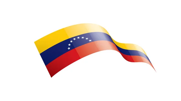 Σημαία Βενεζουέλας, εικονογράφηση διάνυσμα σε λευκό φόντο — Διανυσματικό Αρχείο