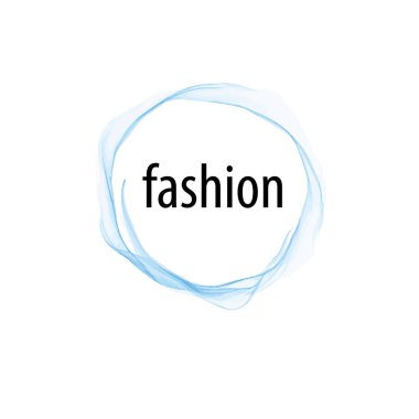 Moda için soyut logo. Simge vektör çizim