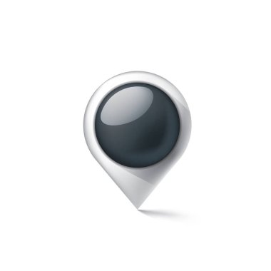 Beyaz arka plan üzerinde siyah etiket. Vektör çizim