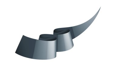 Beyaz arka plan üzerinde siyah etiket. Vektör çizim