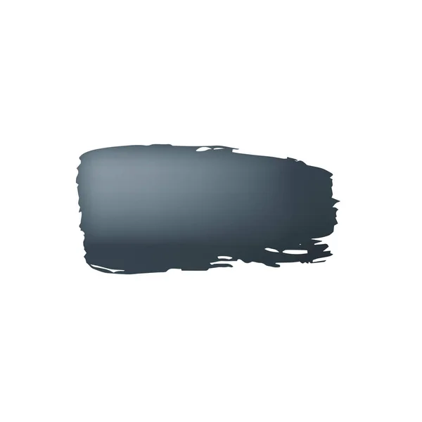 Πινελιά του μαύρο χρώμα σε άσπρο φόντο. — Διανυσματικό Αρχείο