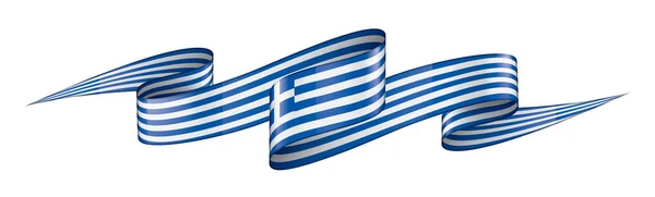 Flaga Grecji, wektor ilustracja na białym tle. — Wektor stockowy