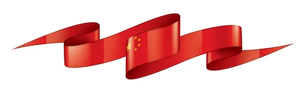 Bandera de China, ilustración vectorial sobre fondo blanco. — Archivo Imágenes Vectoriales