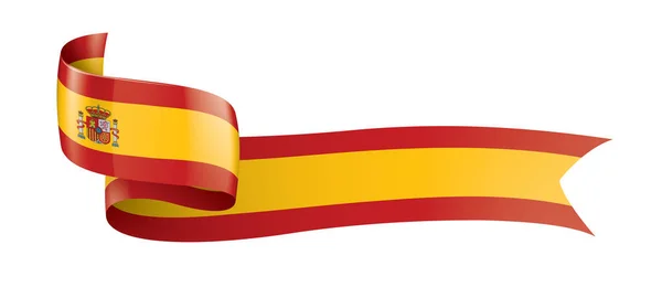 Spain flag, vector illustration on a white background — Stock Vector