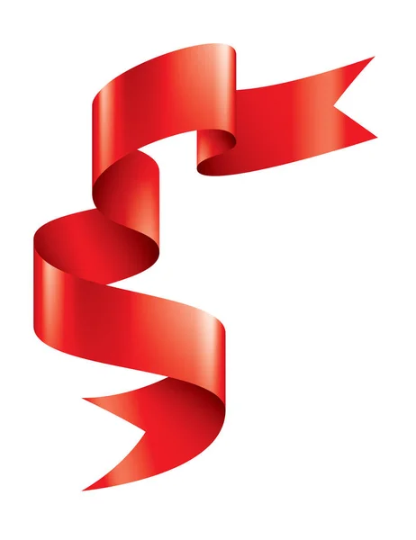 Adesivo rosso su sfondo bianco. Illustrazione vettoriale — Vettoriale Stock