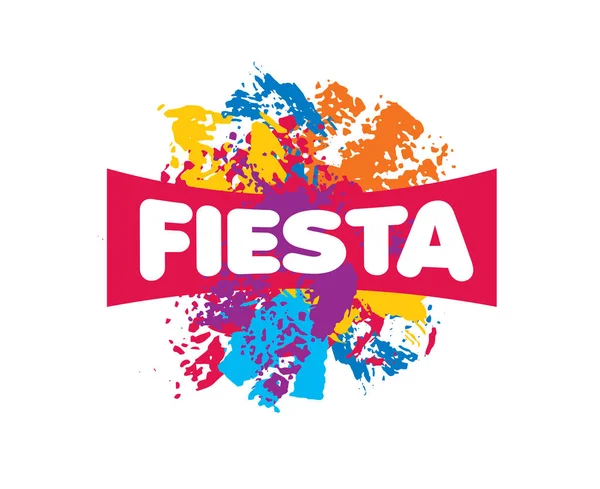 Abstraktní logo pro Fiesta. Vektorové ilustrace — Stockový vektor