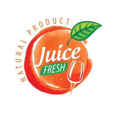 Beyaz arkaplanda vektör logosu var.