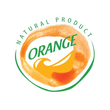 Beyaz arkaplanda vektör logosu var.